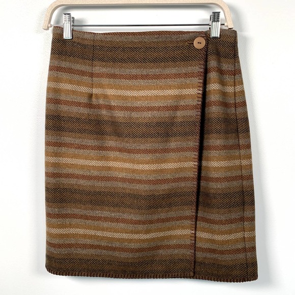 Abercrombie & Fitch Vintage Rare Women's 10 Wool‎ Blend Mini Skirt - Picture 1 of 7